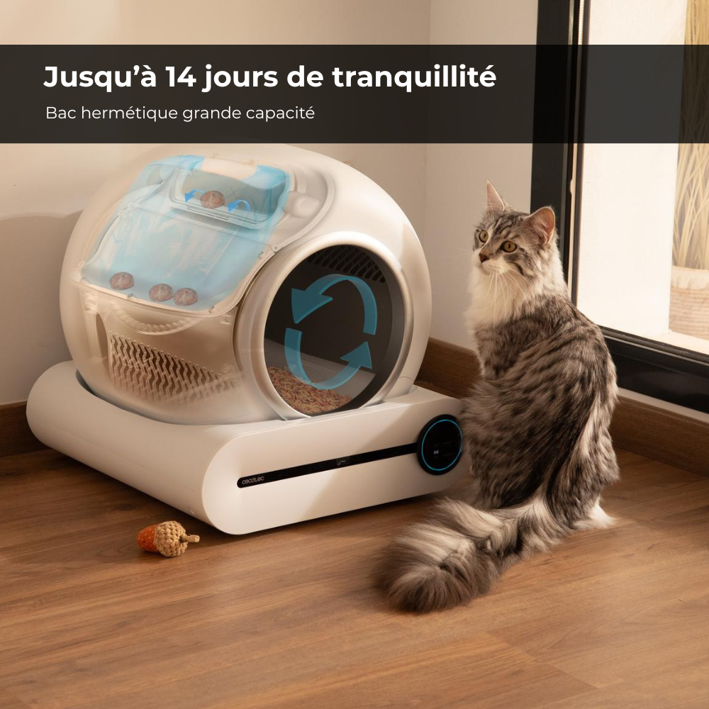 Litière automatique pour chat