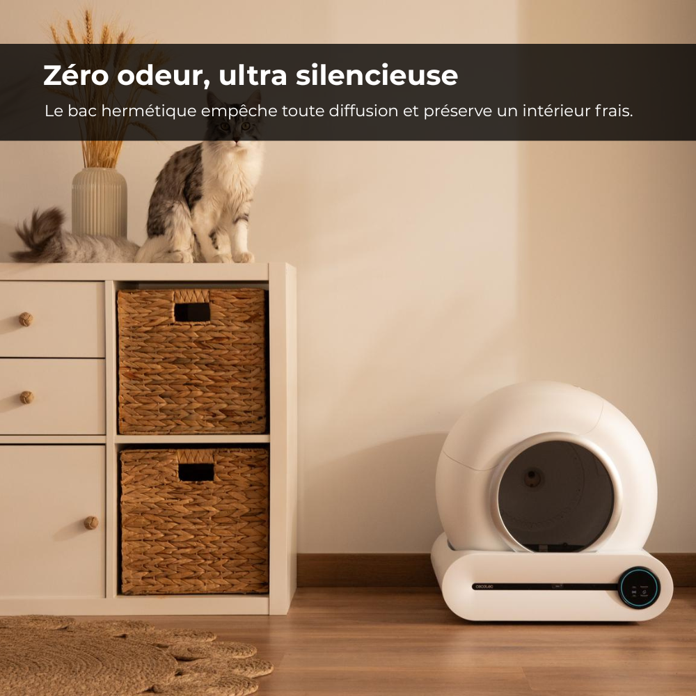 Litière automatique pour chat