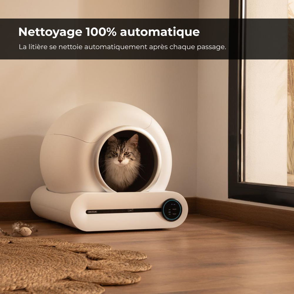 Litière automatique pour chat